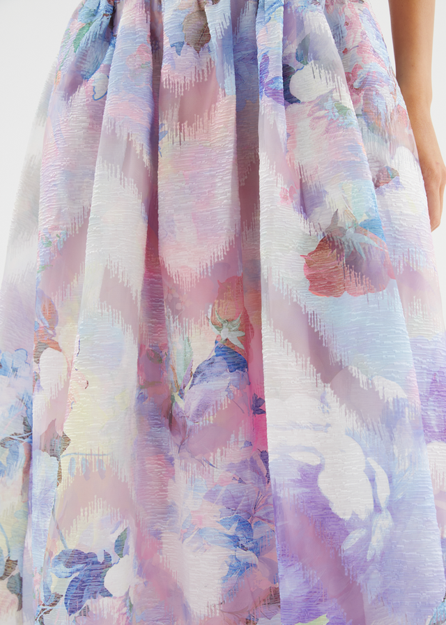 Milly Maxi Dress - Lilac Watercolour