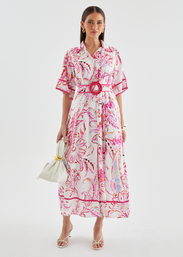 Delaney Maxi Dress - Botanical Pink