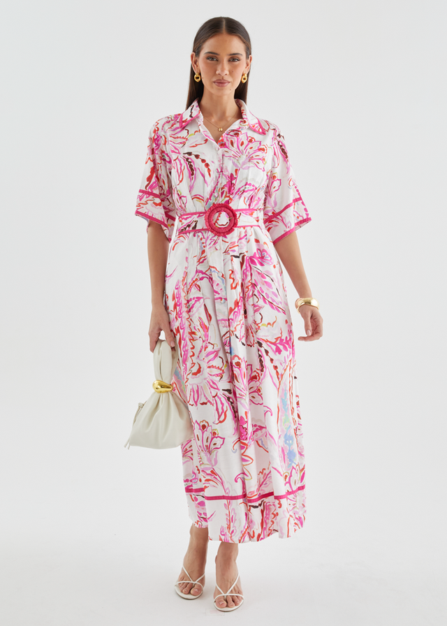 Delaney Maxi Dress - Botanical Pink