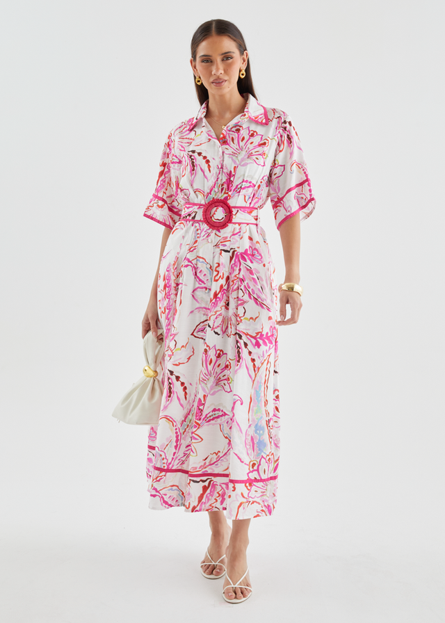Delaney Maxi Dress - Botanical Pink