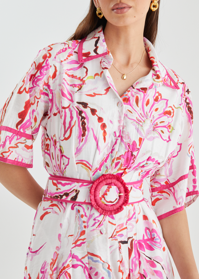 Delaney Maxi Dress - Botanical Pink