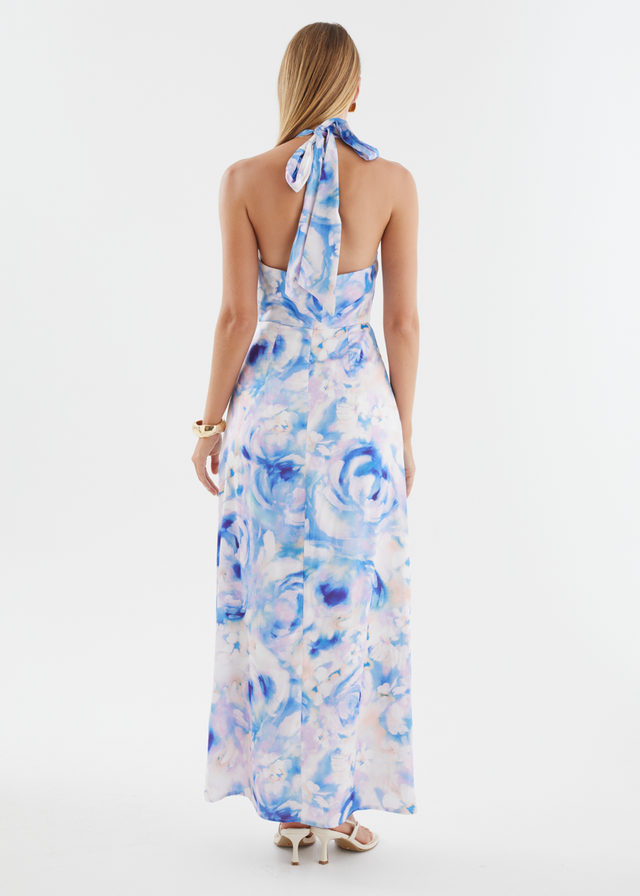 Faith Maxi Dress - Blue Peony