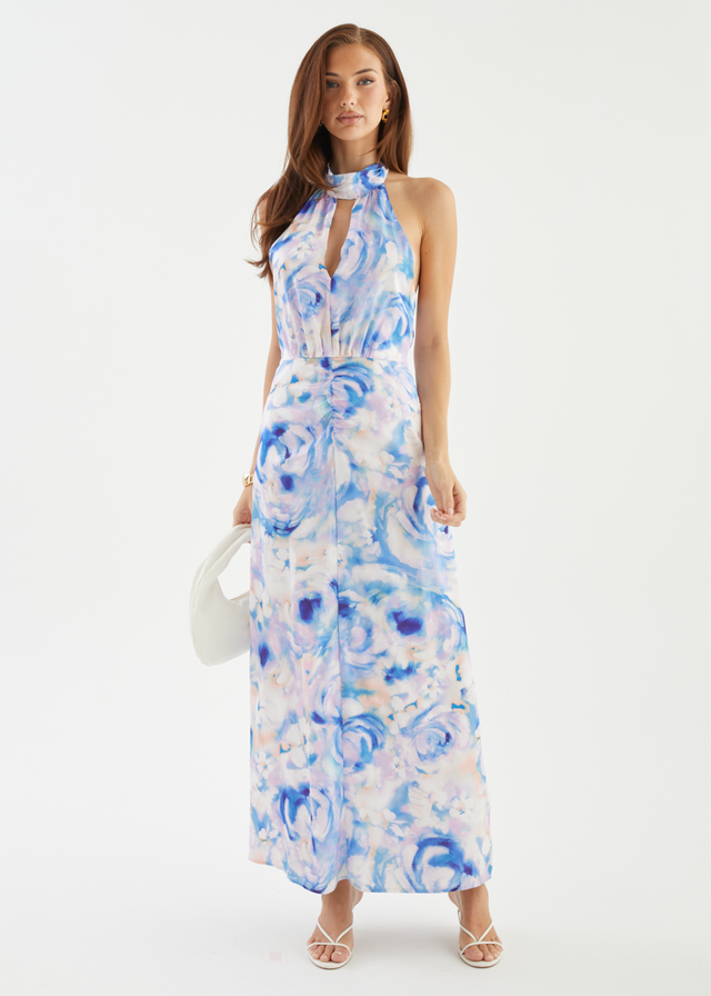 Faith Maxi Dress - Blue Peony