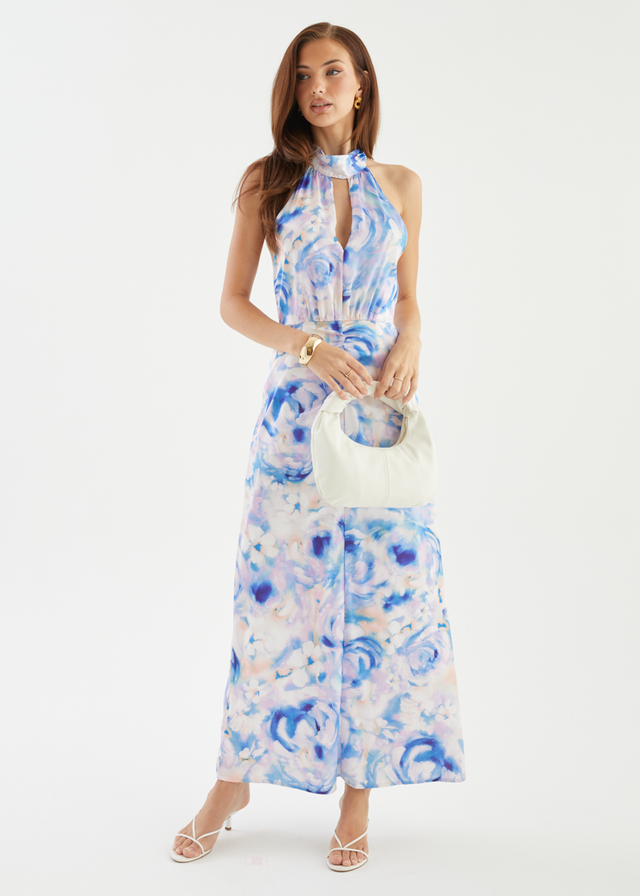 Faith Maxi Dress - Blue Peony