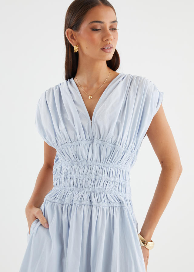 Lorriene Maxi Dress - Baby Blue