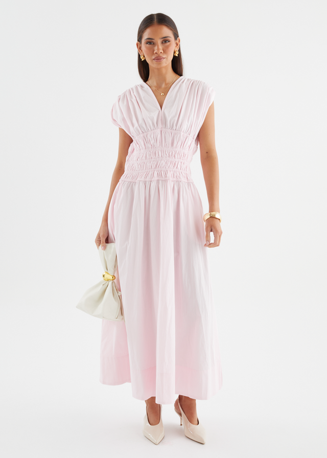 Lorriene Maxi Dress - Baby Pink