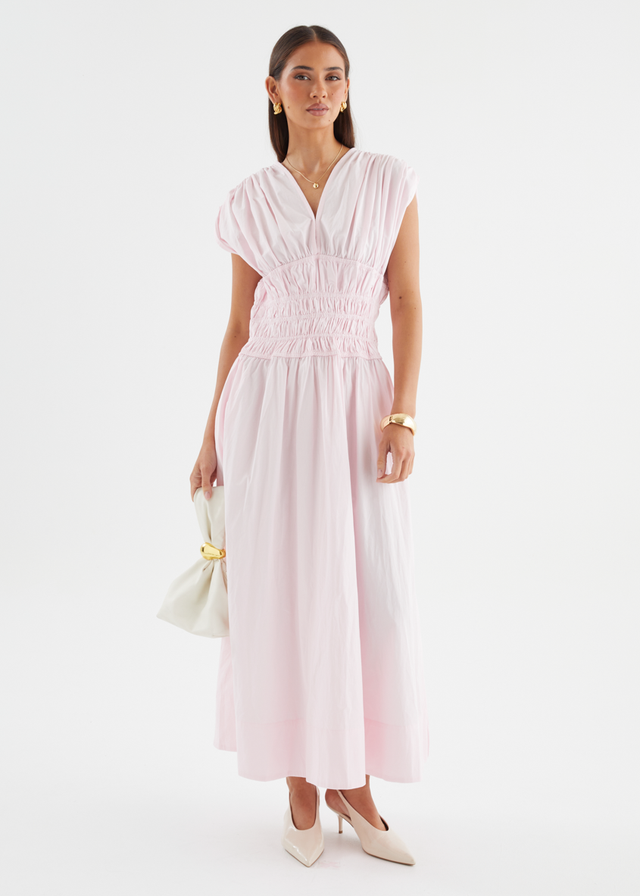 Lorriene Maxi Dress - Baby Pink