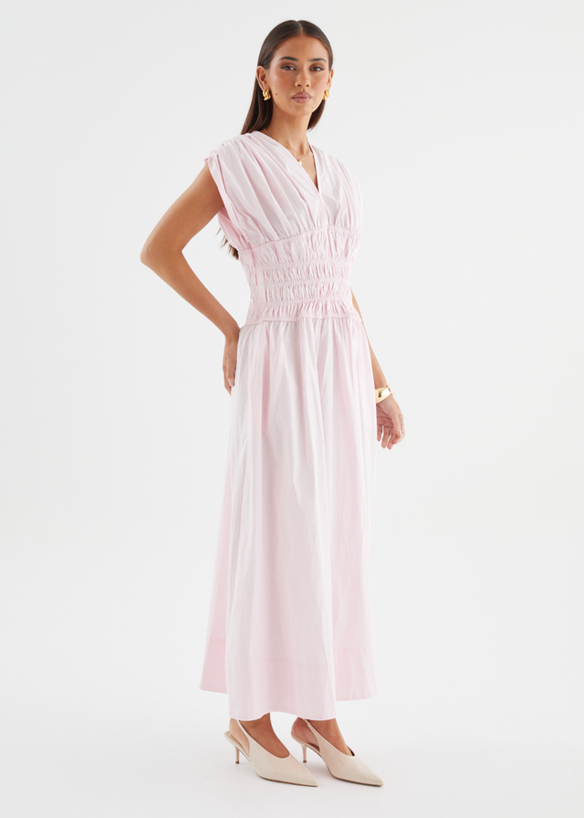 Lorriene Maxi Dress - Baby Pink