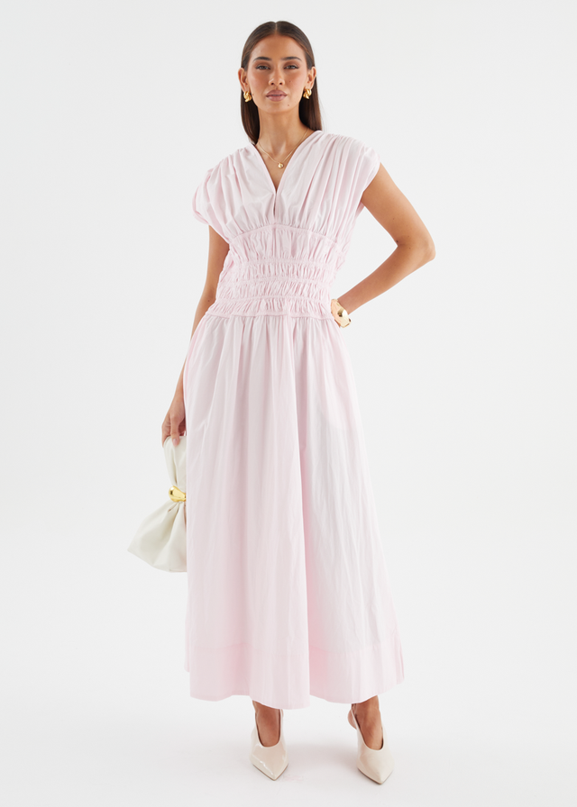 Lorriene Maxi Dress - Baby Pink