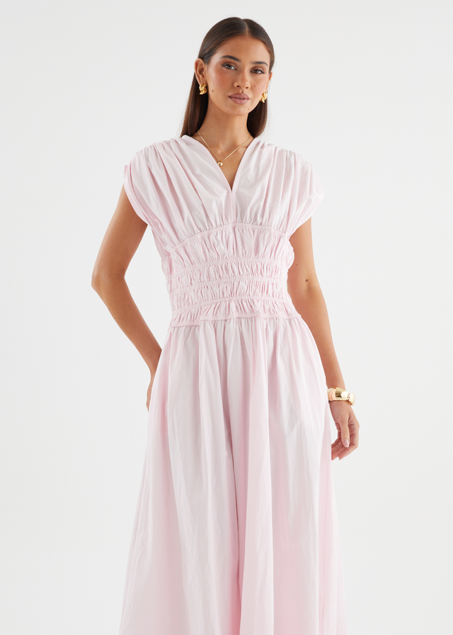 Lorriene Maxi Dress - Baby Pink