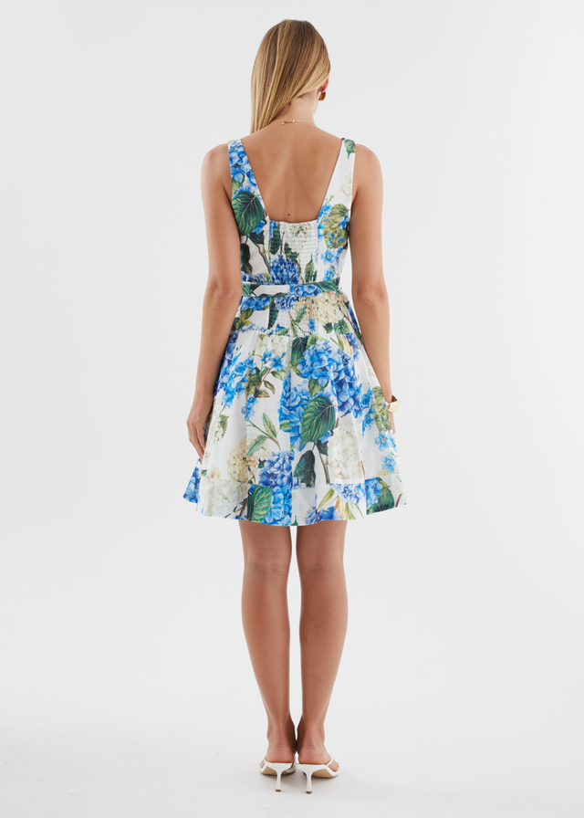 Kiele Dress - Blue Hydrangea