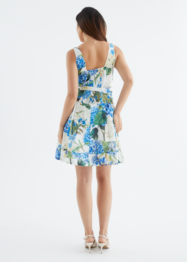 Kiele Dress - Blue Hydrangea