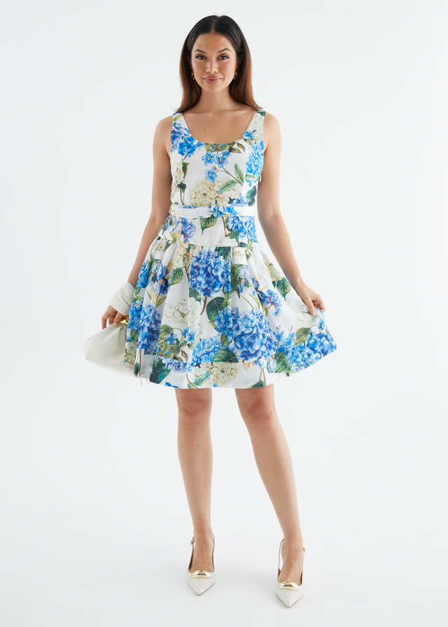 Kiele Dress - Blue Hydrangea