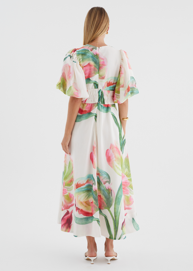 Abbey Maxi Dress - Pink Orchid