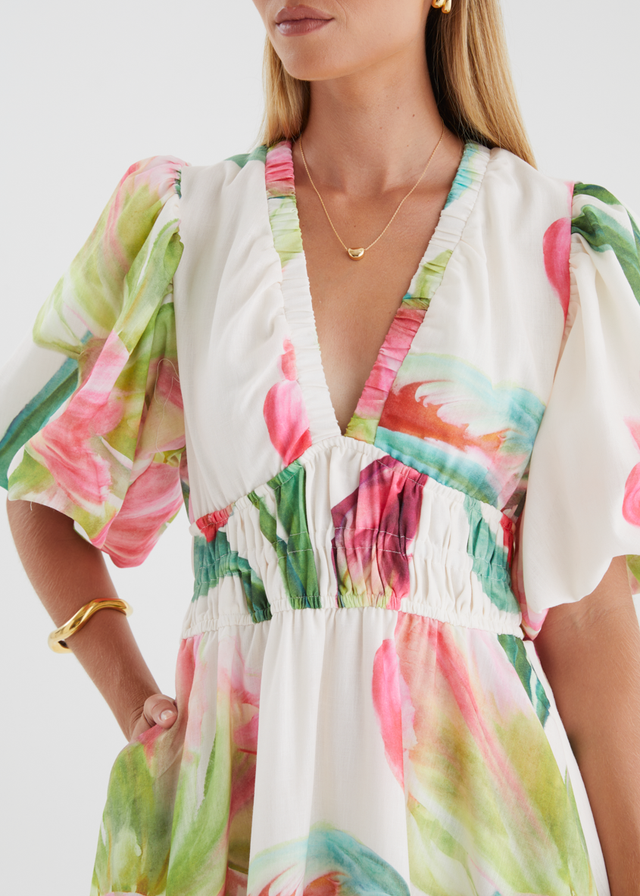 Abbey Maxi Dress - Pink Orchid