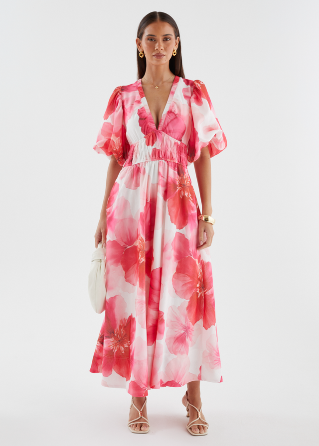 Destiny Maxi Dress - Pink Rose