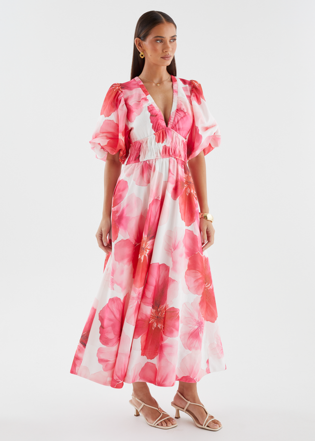 Destiny Maxi Dress - Pink Rose