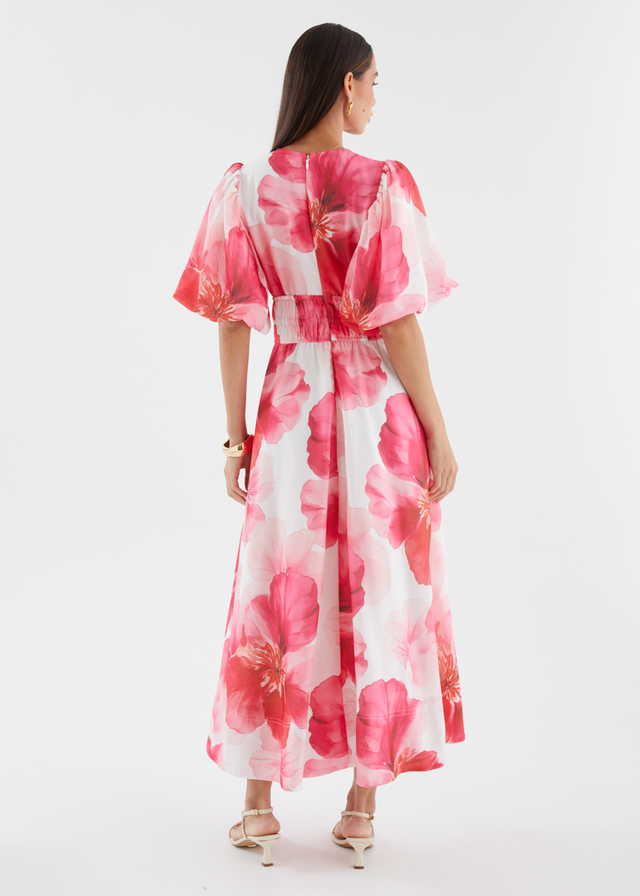 Destiny Maxi Dress - Pink Rose