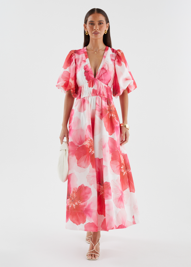 Destiny Maxi Dress - Pink Rose