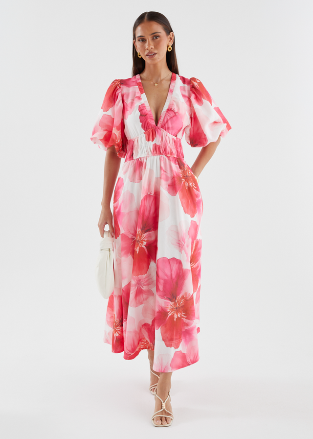 Destiny Maxi Dress - Pink Rose