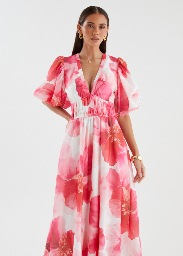 Destiny Maxi Dress - Pink Rose