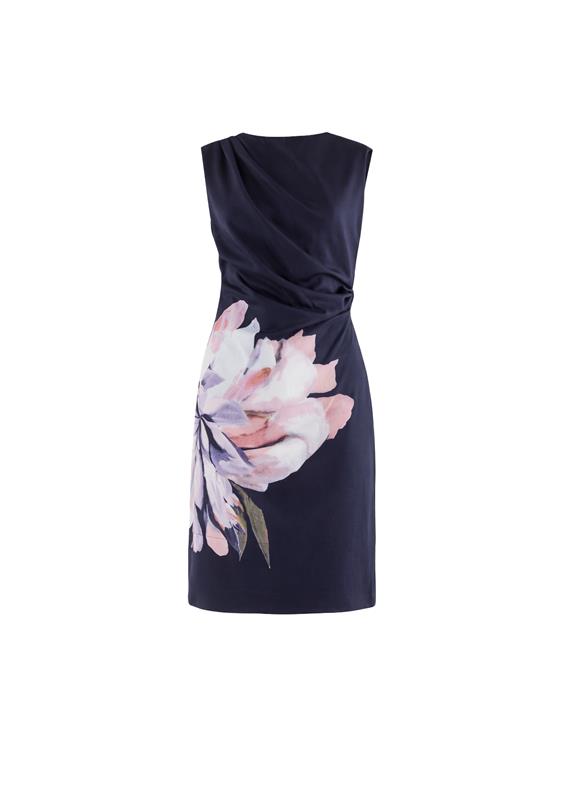 Antonella Dress - Navy Blossom