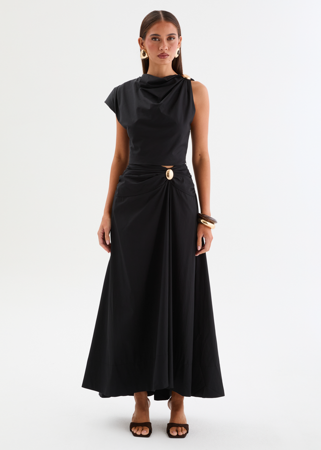 Emory Maxi Skirt - Black
