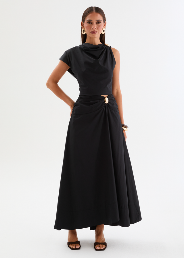 Emory Maxi Skirt - Black