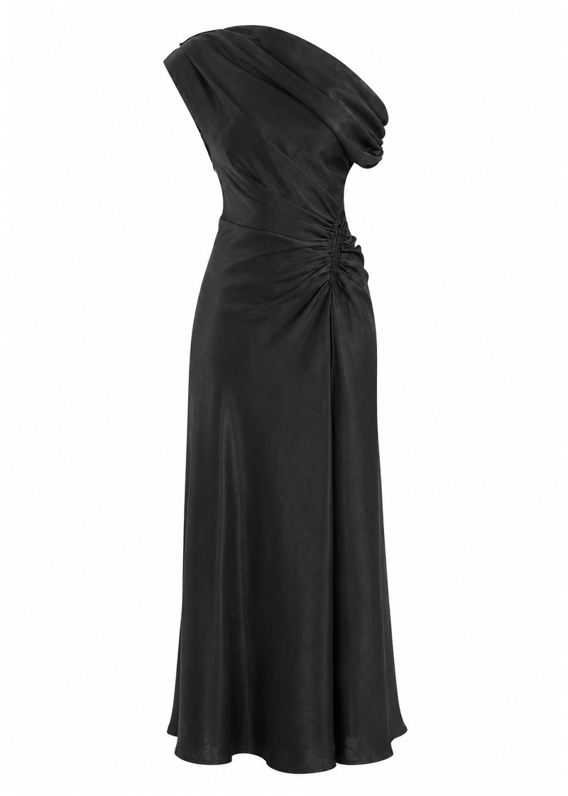 flirtini one shoulder maxi dress Flirtini One Shoulder Maxi Dress