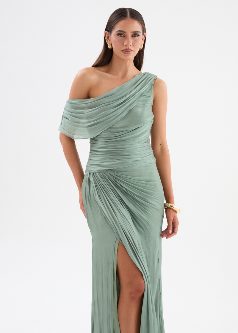 Green Wedding Guest Dresses – Gingham & Heels