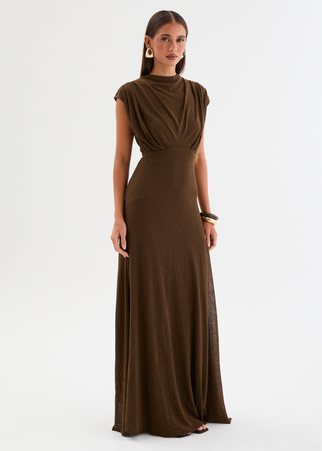 Eleonora Maxi Dress - Cocoa