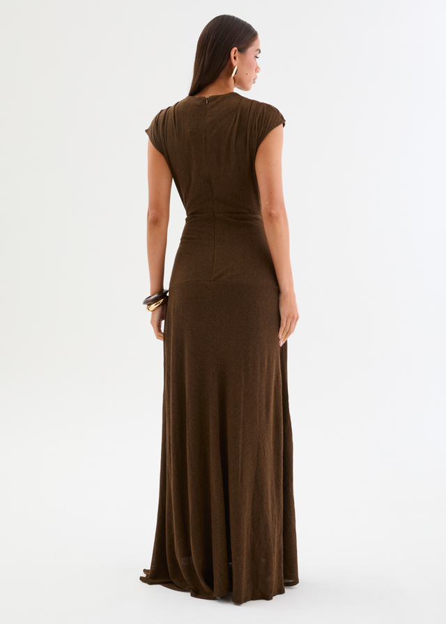 Eleonora Maxi Dress - Cocoa
