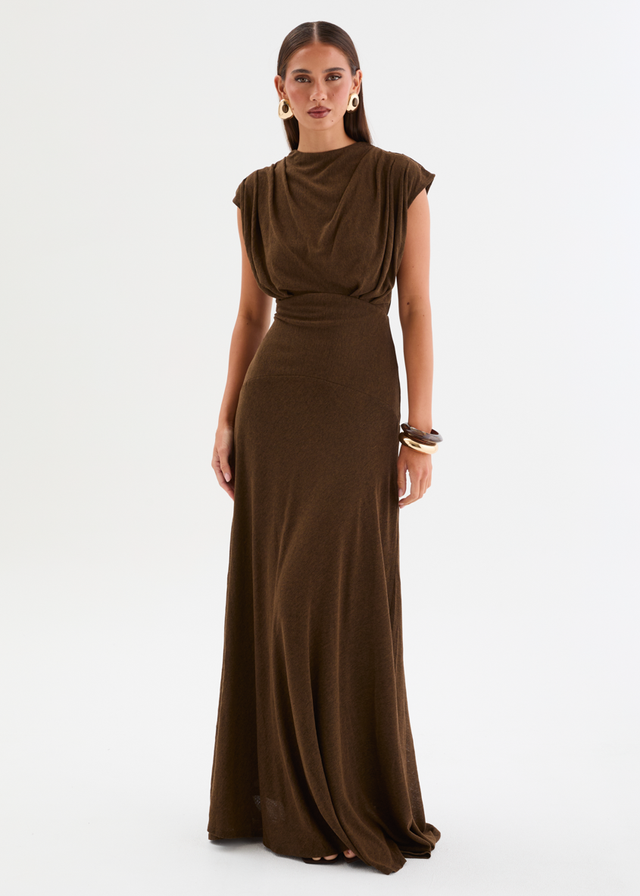 Eleonora Maxi Dress - Cocoa