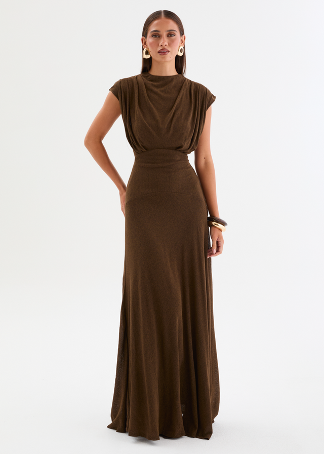 Eleonora Maxi Dress - Cocoa