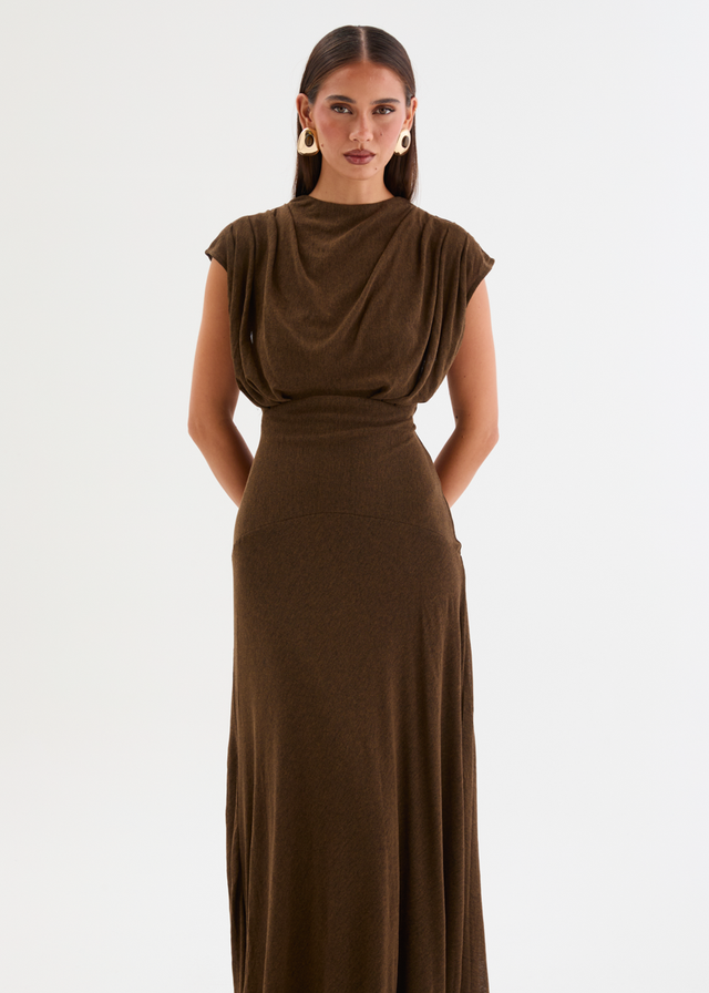 Eleonora Maxi Dress - Cocoa