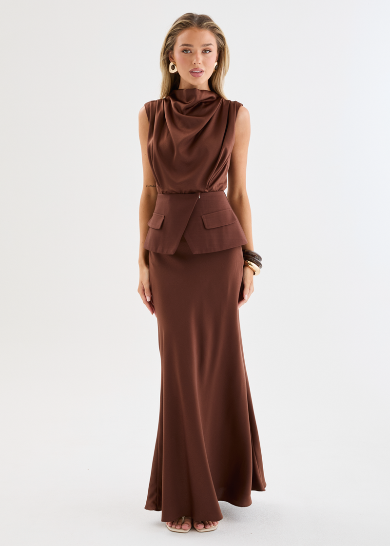 Shop Brown Maxi Dresses - Gingham & Heels Shop Brown Maxi Dresses - Gingham & Heels