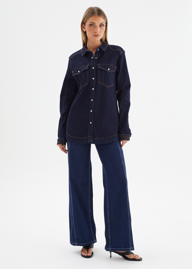 Donroe Denim Jacket - Indigo