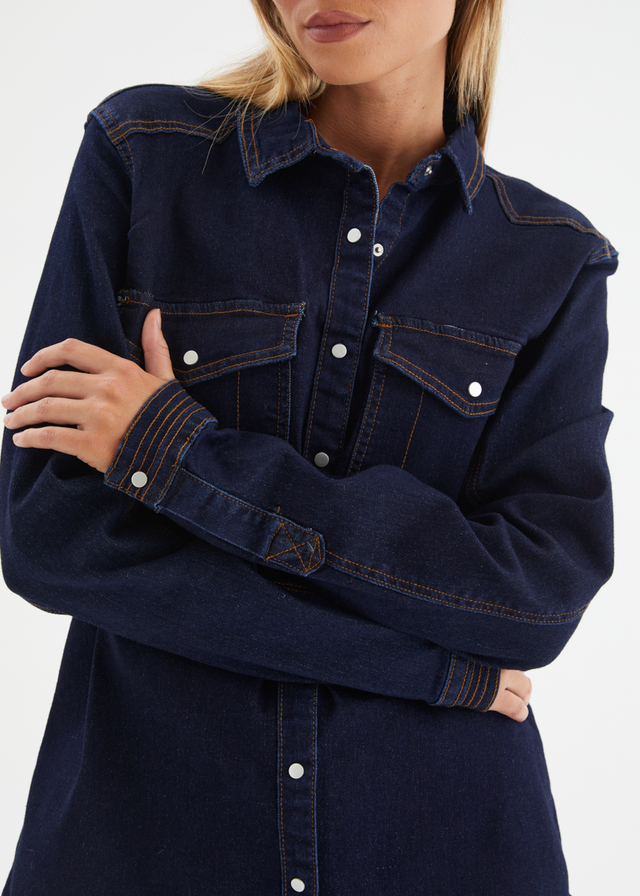 Donroe Denim Jacket - Indigo