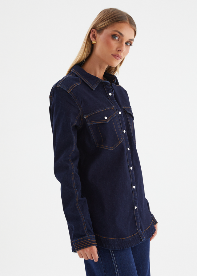 Donroe Denim Jacket - Indigo