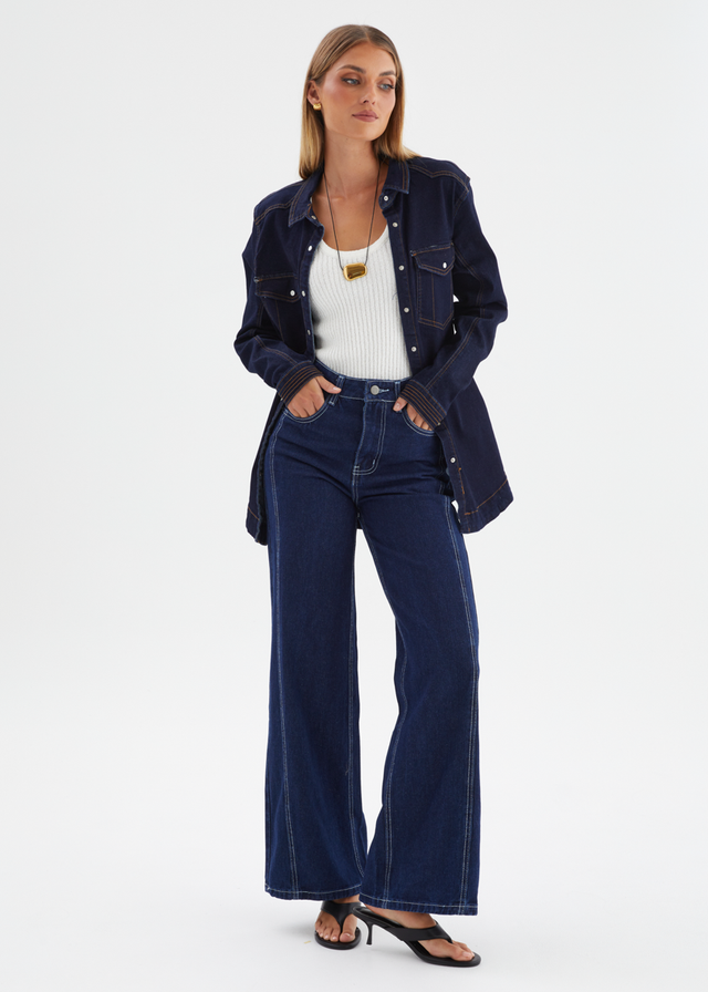 Donroe Denim Jacket - Indigo