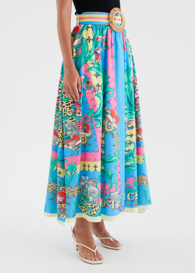 Palomia Maxi Skirt - Rio Tropics