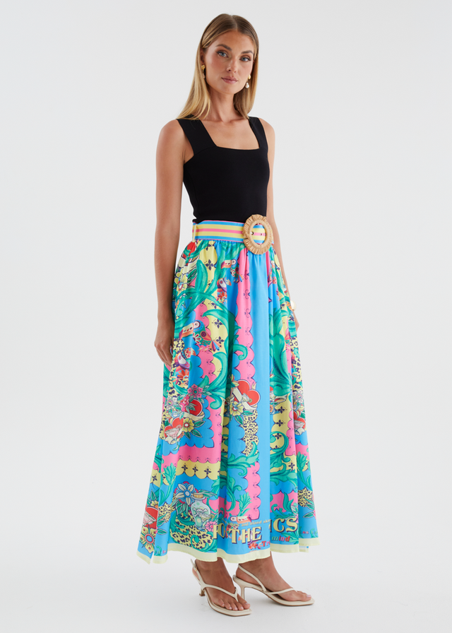 Palomia Maxi Skirt - Rio Tropics