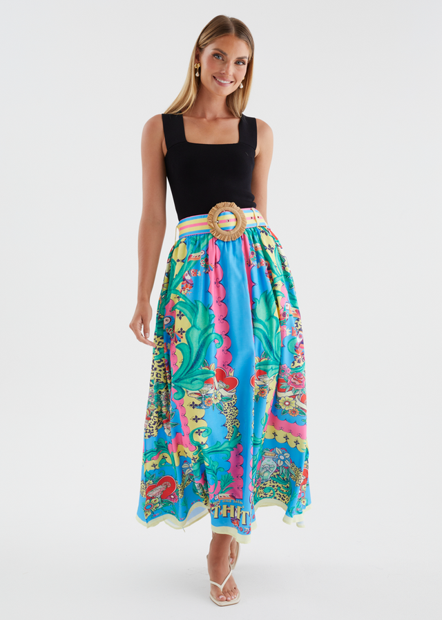 Palomia Maxi Skirt - Rio Tropics