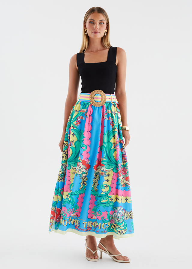 Palomia Maxi Skirt - Rio Tropics