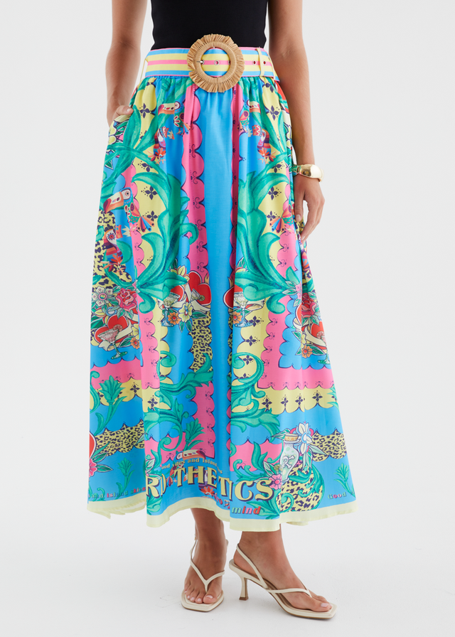 Palomia Maxi Skirt - Rio Tropics