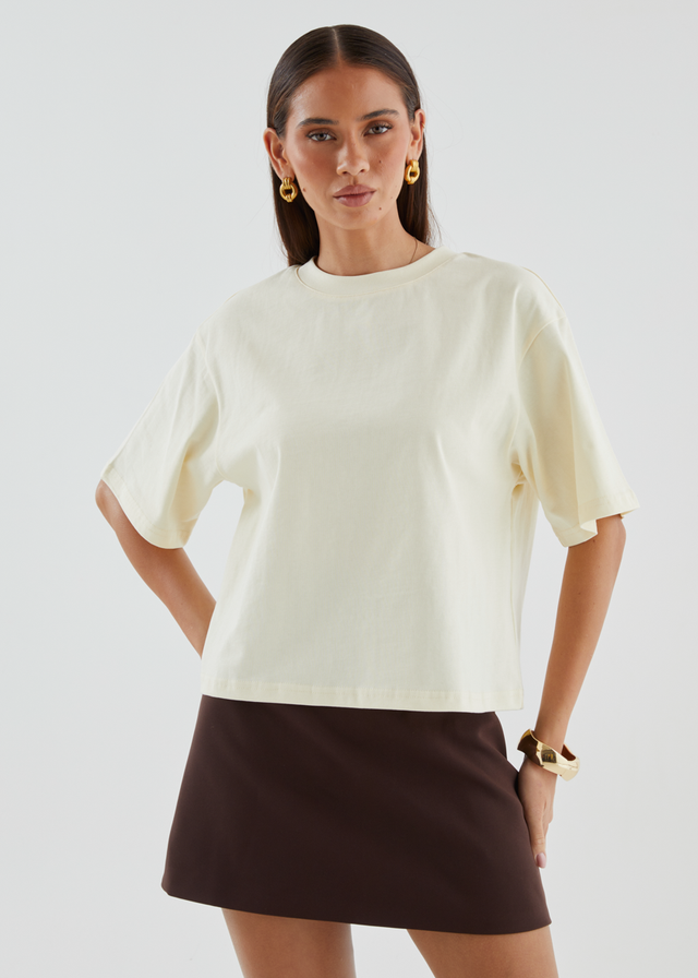 Delany Top - Buttermilk