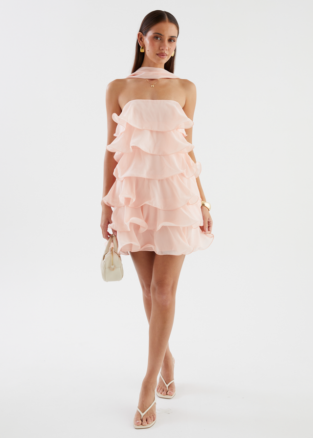 Caroline Strapless Dress - Pink