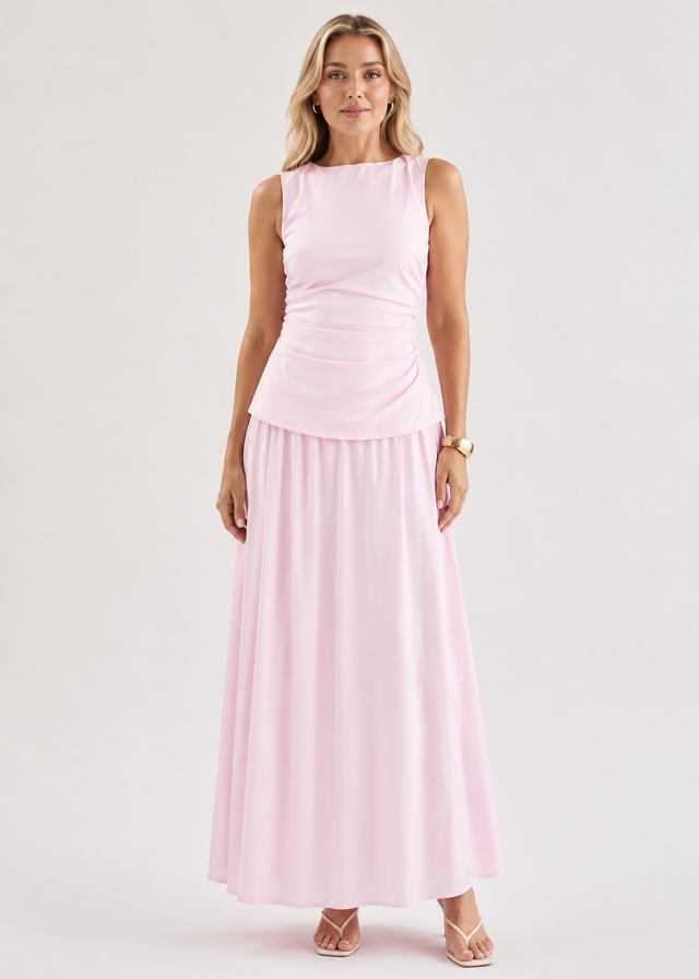 Halima Maxi Dress - Pink