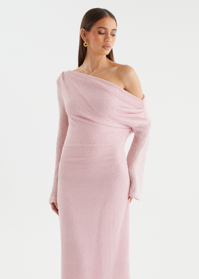Luisa Drop Shoulder Maxi Dress - Pink