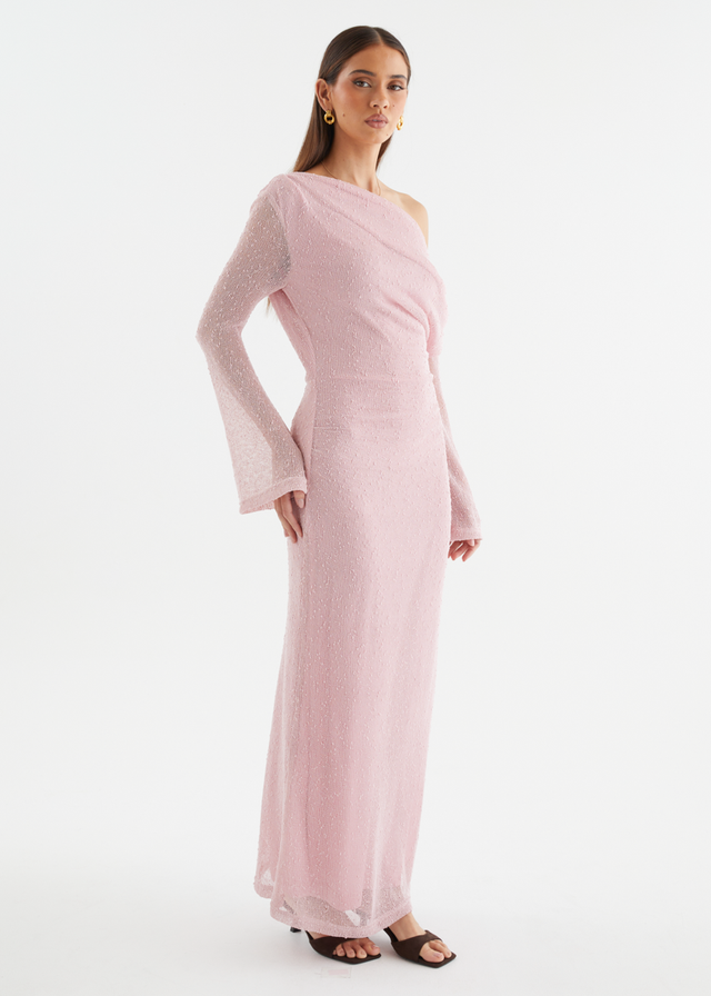 Luisa Drop Shoulder Maxi Dress - Pink